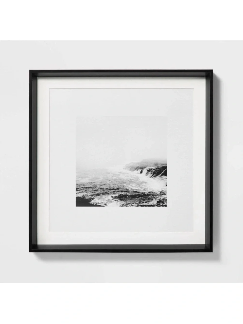 Studio McGee 20” x 20” Foggy Shore Framed Wall Art